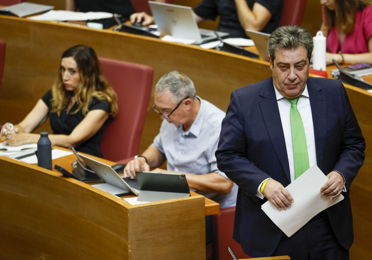 José María Llanos, portavoz de Vox en Les Corts.