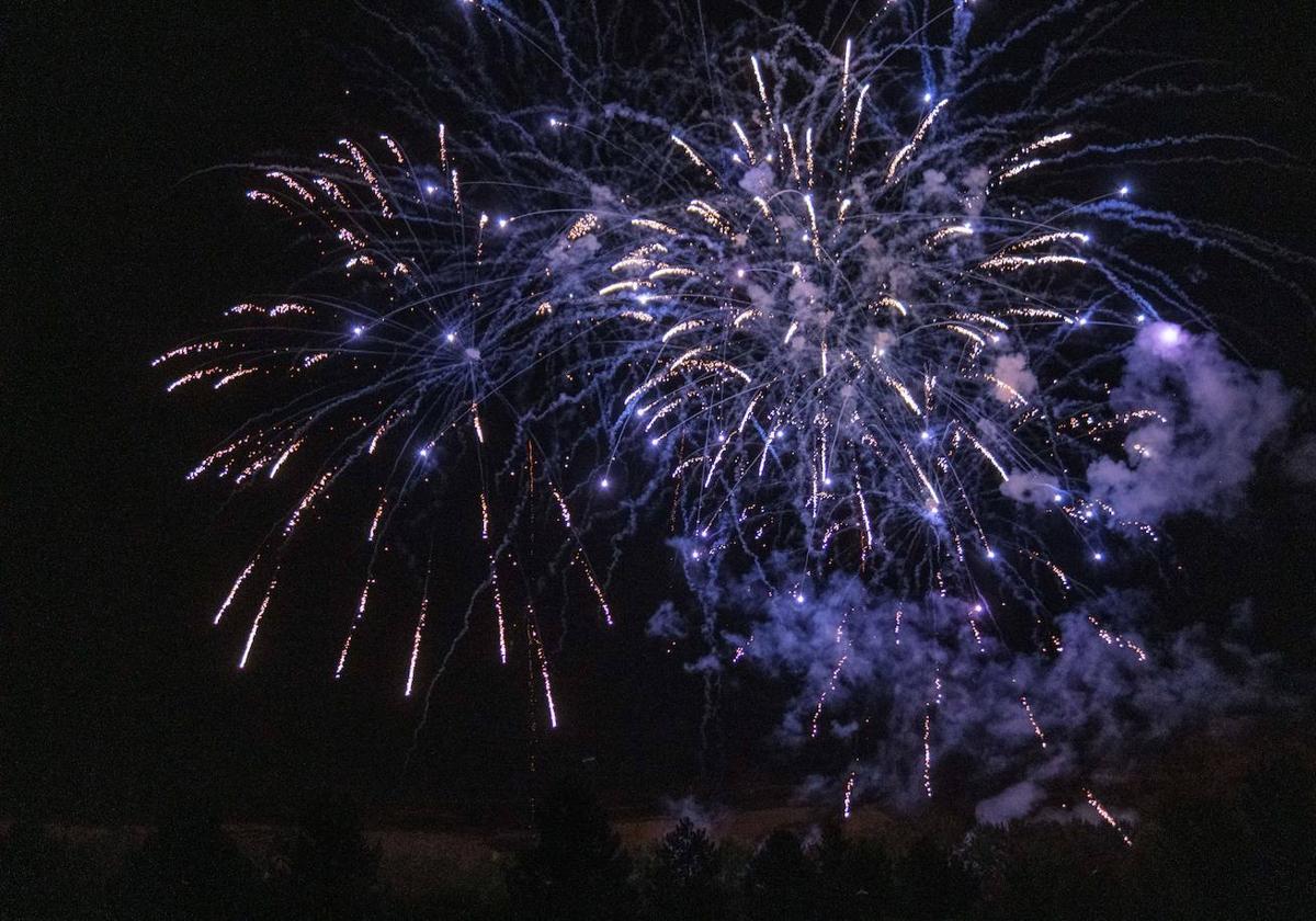 Castillo de fuegos artificiales.