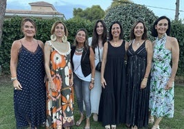 Inma Roldán, Patricia Montoro, Bárbara Gozzini, Lourdes Vañó, Beatriz Maset, Ana Pérez y Cristina Cruz