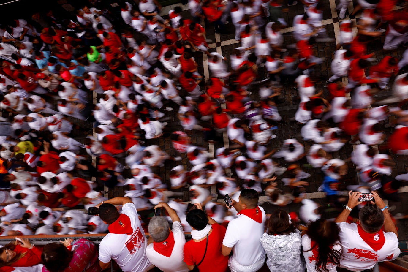 Las mejores imágenes del séptimo encierro de San Fermín 2024