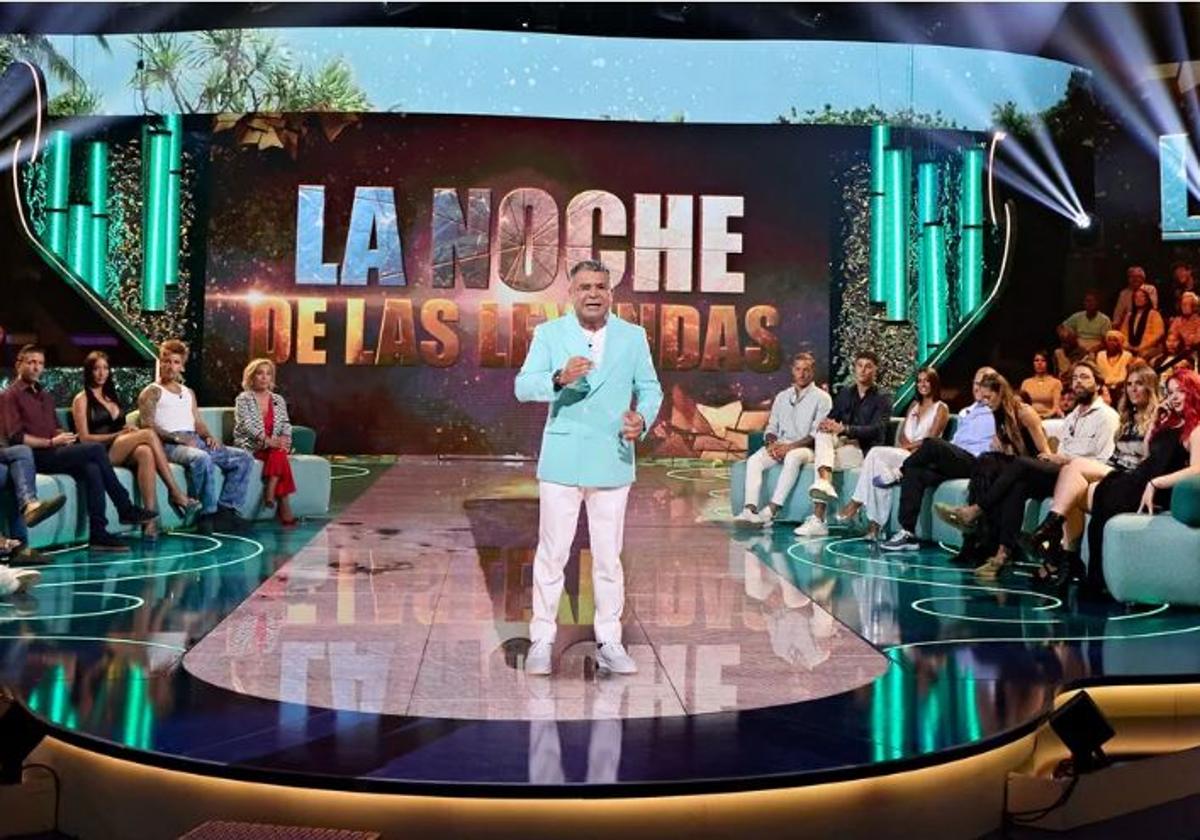 Jorge Javier Vázquez, al frente de una de las galas de 'Supervivientes All Stars'.