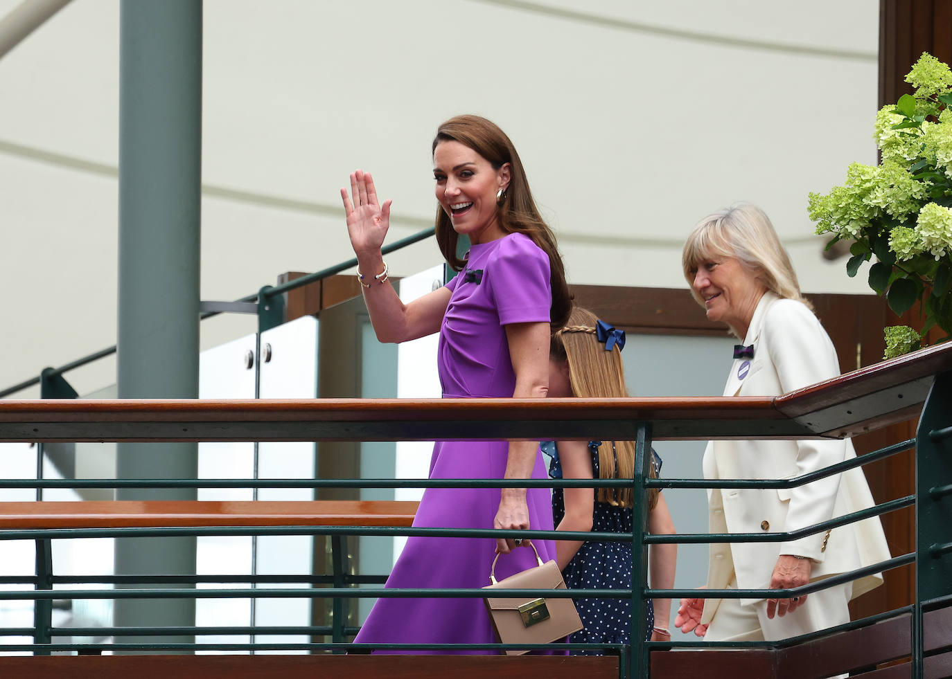 Kate Middleton reaparece en Wimbledon arropada por su familia