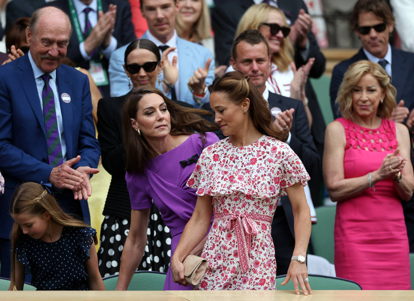 Kate Middleton reaparece en Wimbledon arropada por su familia