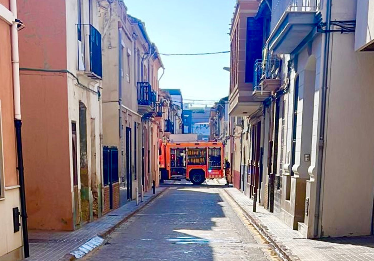 Dotación de bomberos.