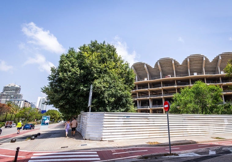 Aspecto exterior del nuevo Mestalla.