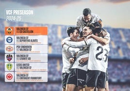 Partidos de pretemporada para el Valencia CF.