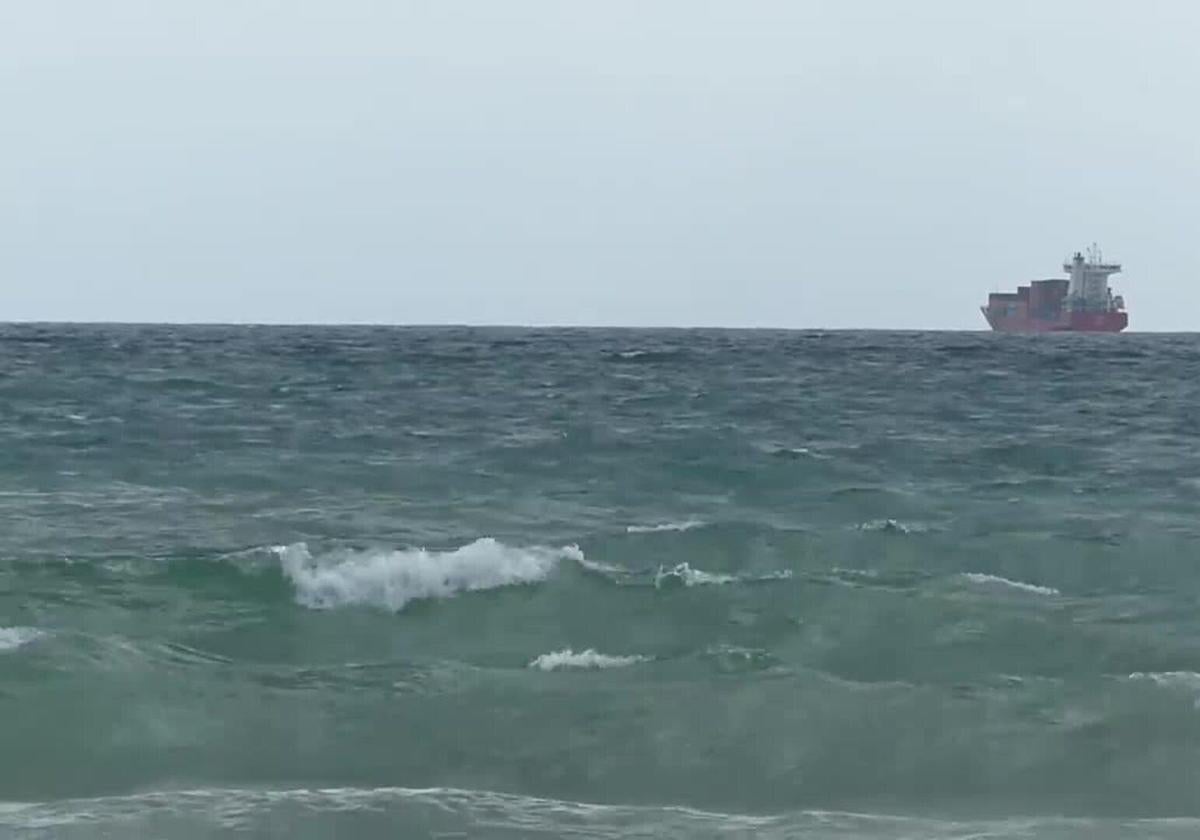 La playa de El Saler, un día después del vertido de fuel