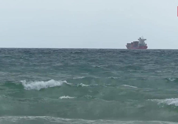 La playa de El Saler, un día después del vertido de fuel