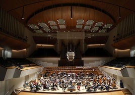 La Orquesta de Valencia, pilar de los conciertos de abono del Palau de la Música.