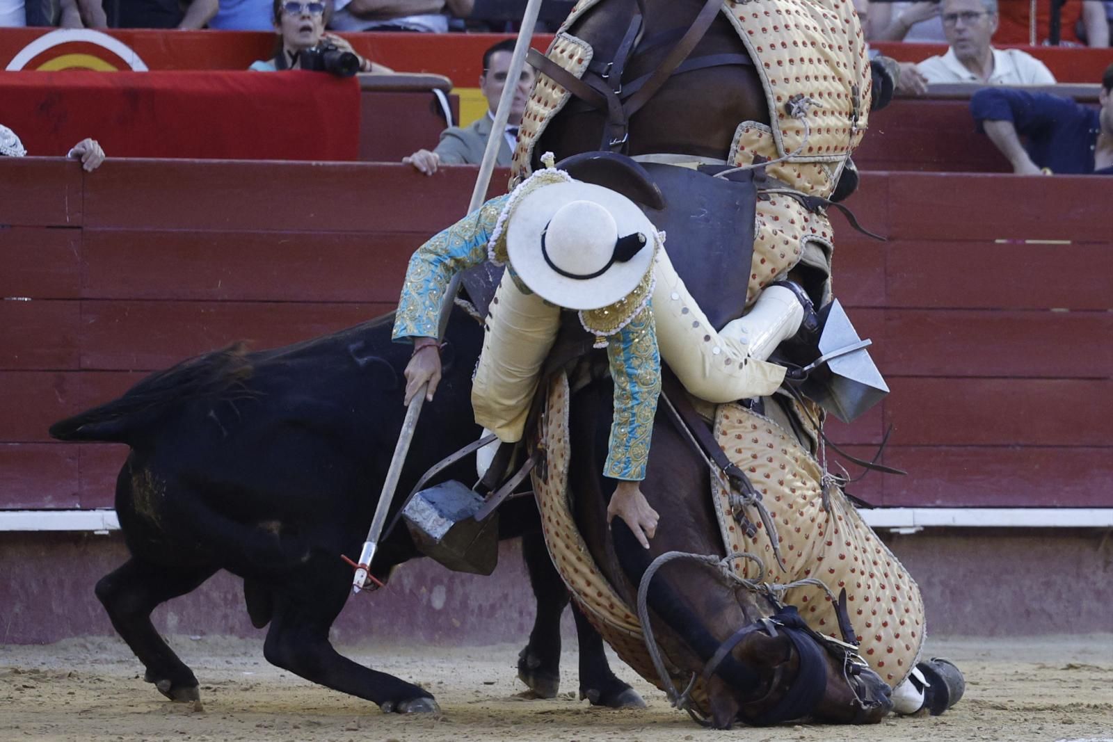 Así fue el derrumbe del sexto toro en Valencia