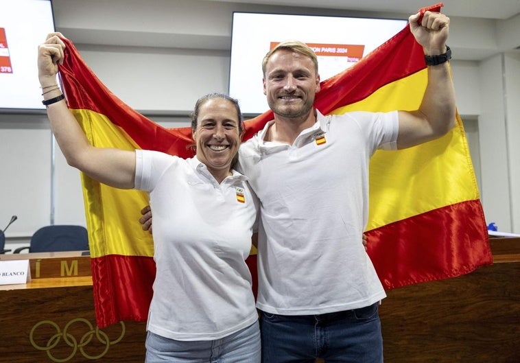 Marcus Cooper y Tamara Echegoyen son los abanderados de España en los Juegos Olímpicos de París 2024.