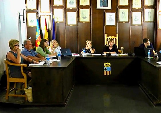 Pleno del Ayuntamiento de Quartell.