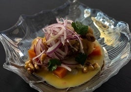 El sabroso ceviche al ají amarillo de Lima