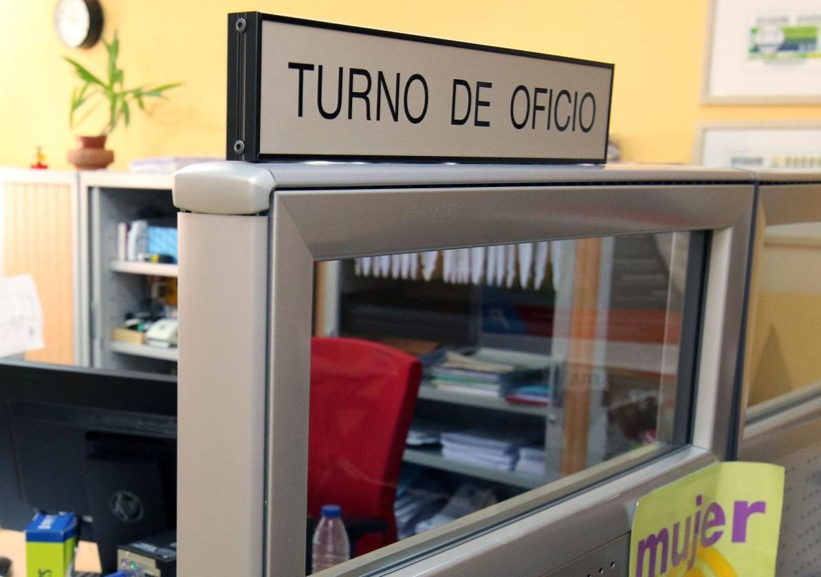 Oficina del turno de oficio.