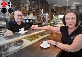 Gabi y Pilar, en Maipi, donde llevan cuarenta años.