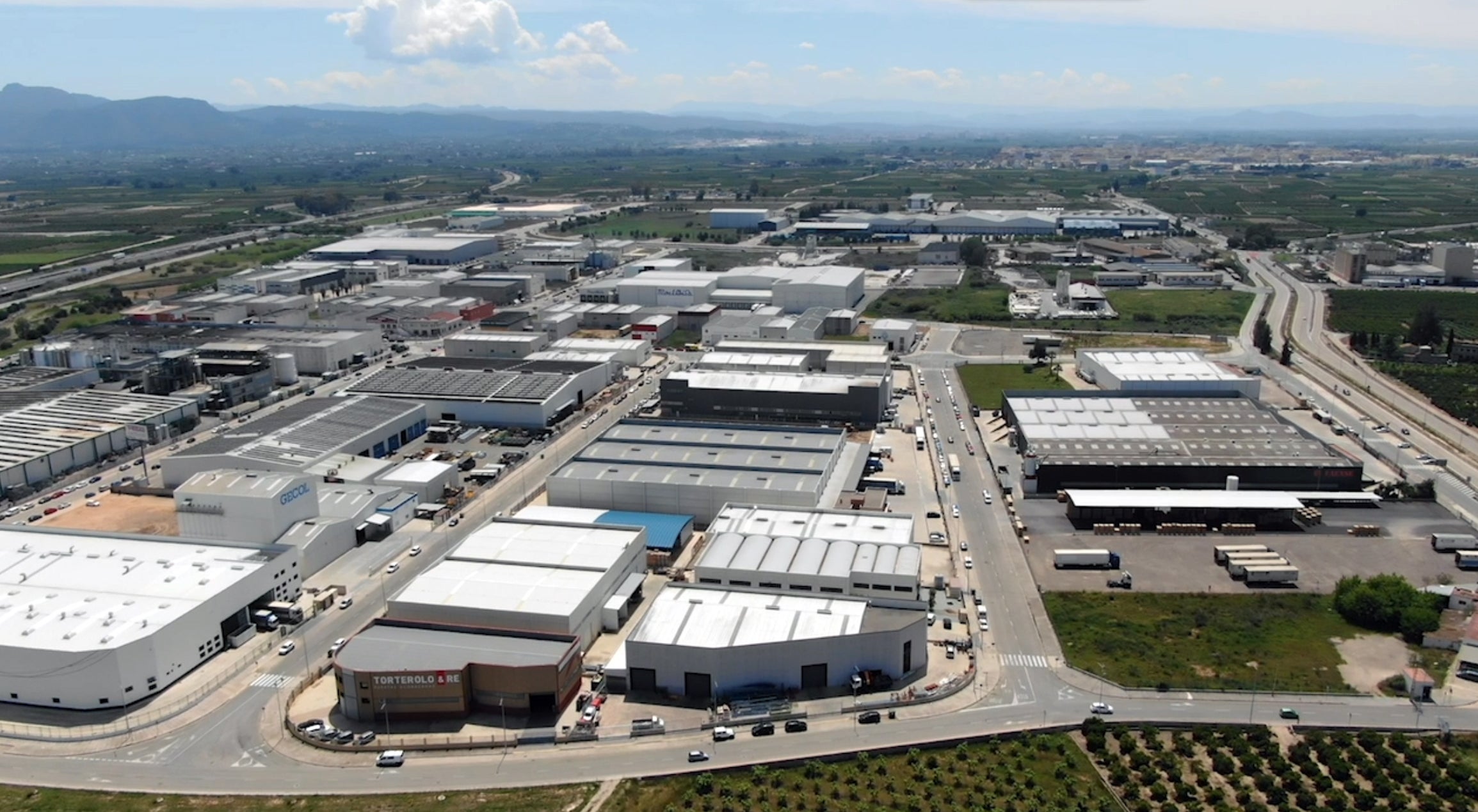 Polígono Industrial Cotes de Algemesí, uno de los que más ayudas ha recibido.