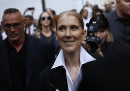 Céline Dion, esta semana en París.