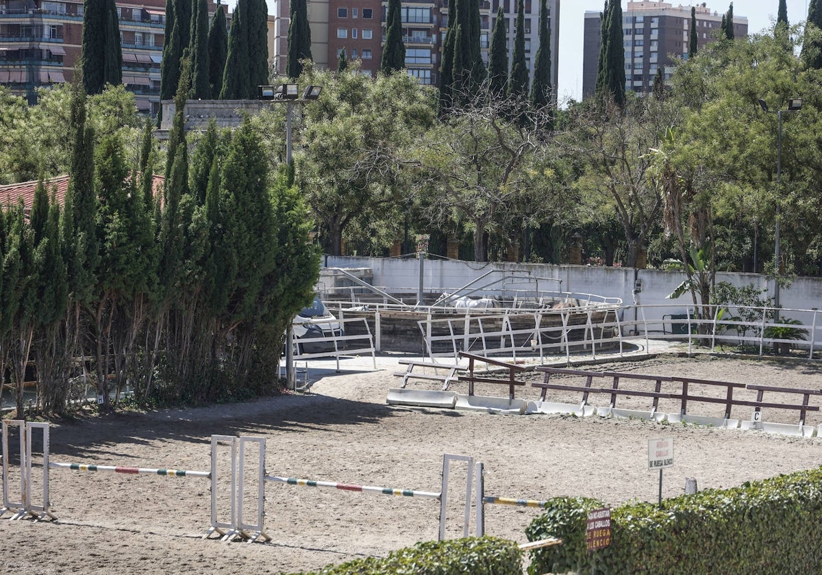 Instalaciones del club de Hípica de Valencia.