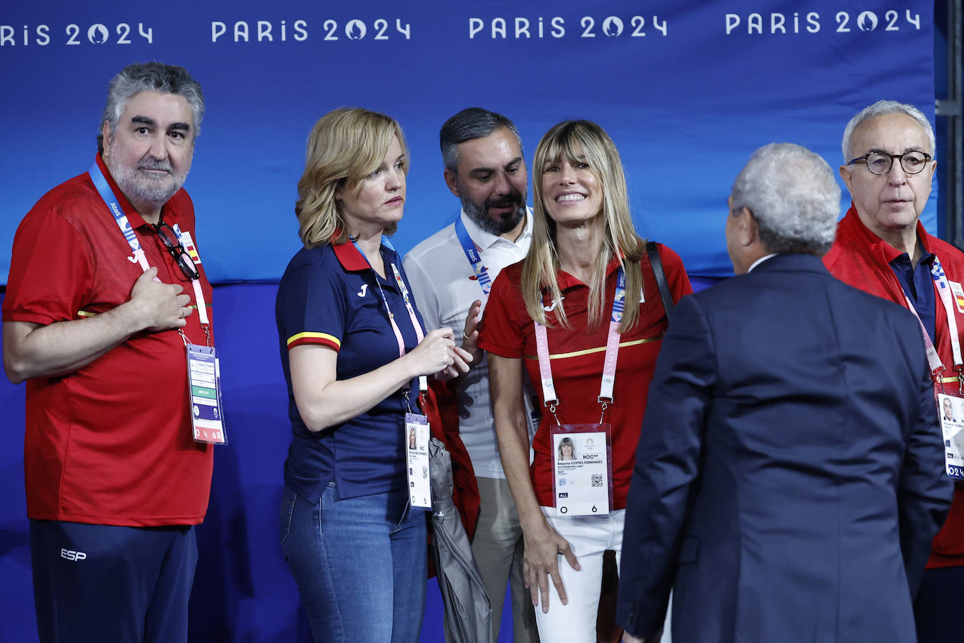 Pedro Sánchez y Begoña Gómez, en París para apoyar al combinado nacional