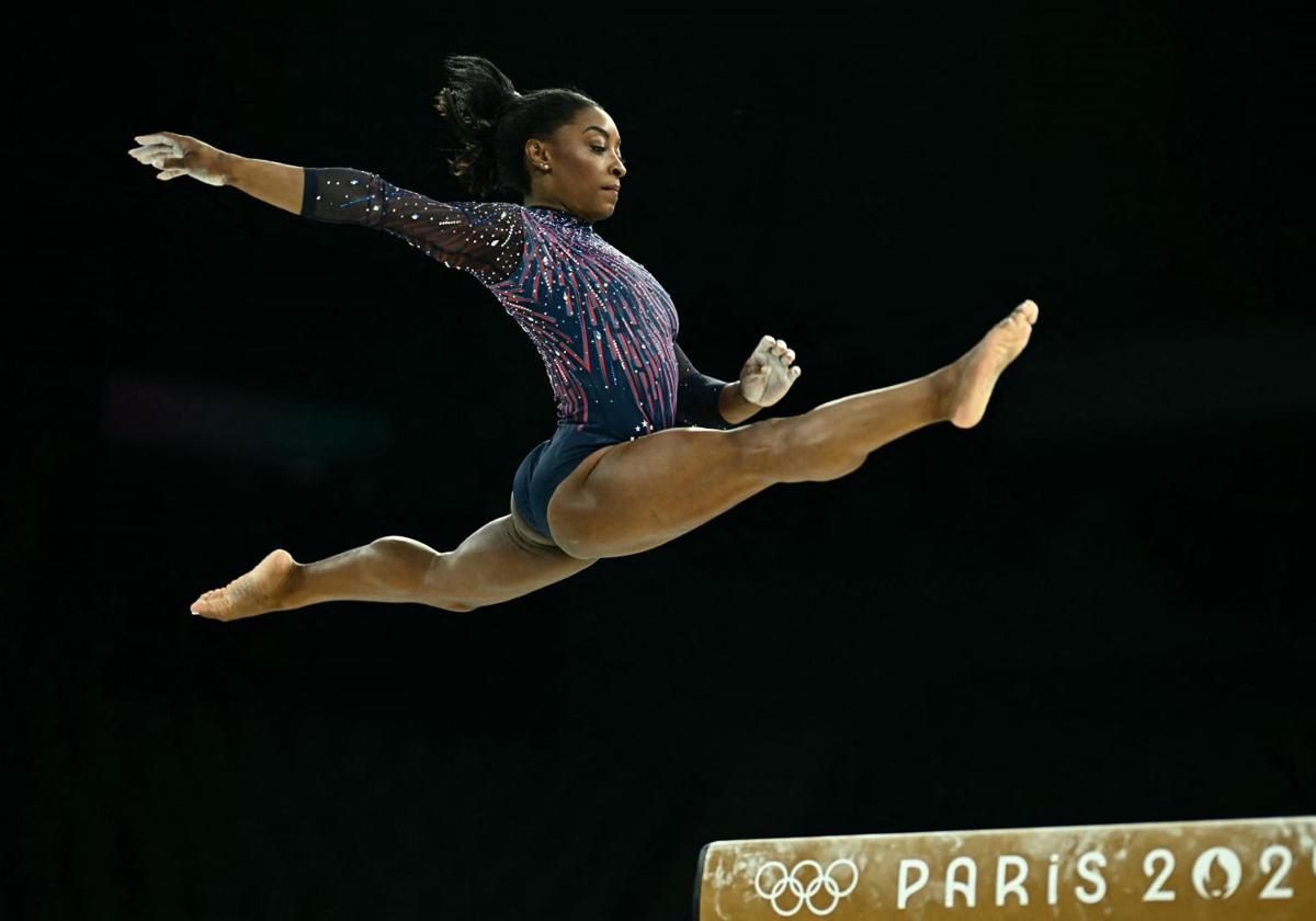 Simone Biles, en los JJOO de París