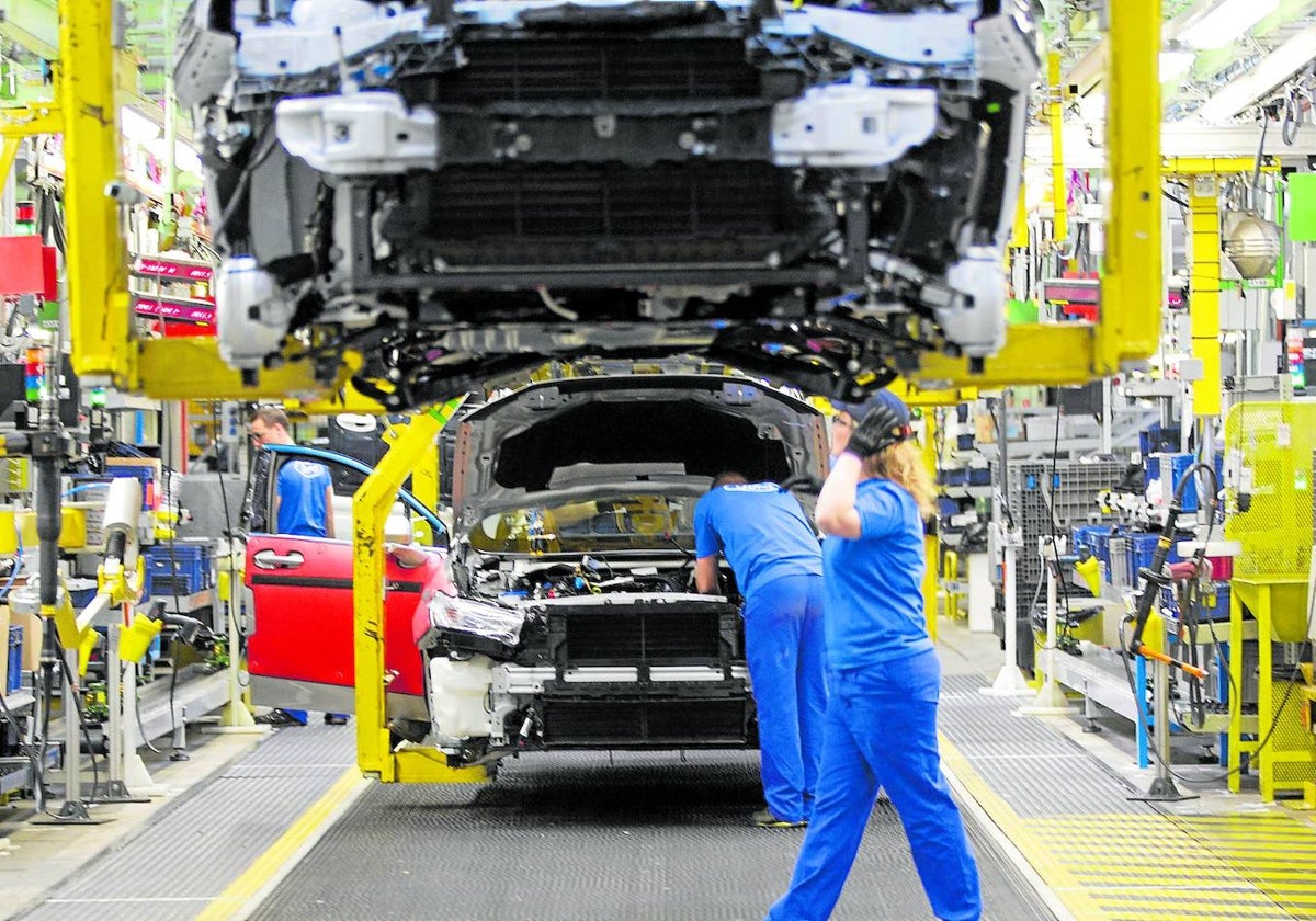 Instalaciones de la planta de Ford en Almussafes, para quien trabaja Ilunion-MLV.