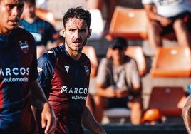 Unai Elgezabal, durante el amistoso ante el Valencia.