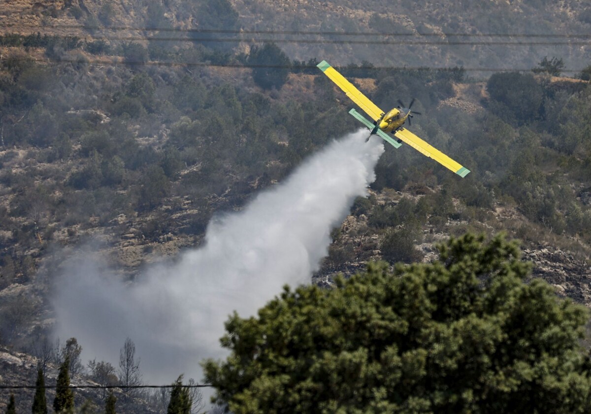 Nuevo incendio forestal en Barxeta 