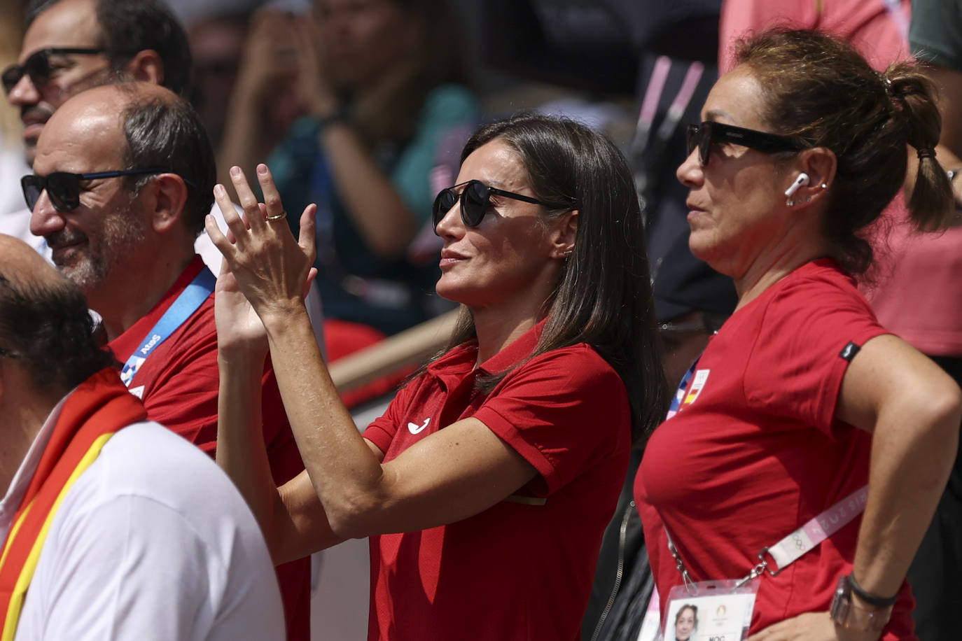 Letizia, la mayor fan de Carlos Alcaraz en París