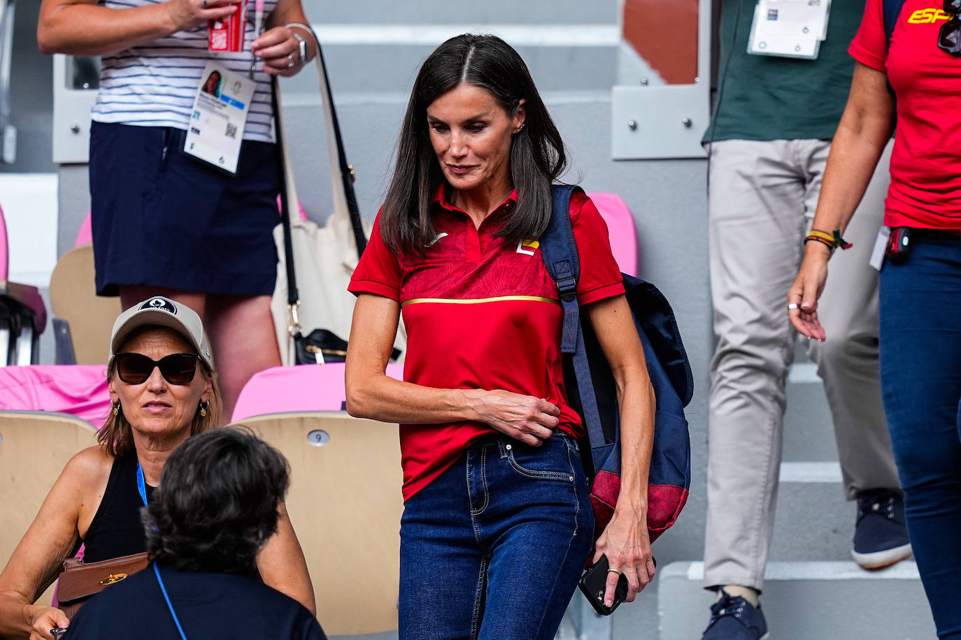 Letizia, la mayor fan de Carlos Alcaraz en París