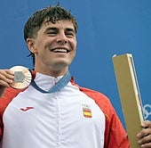 El medallista español Pau Echaniz,