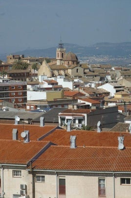 Vista del casco urbano de Castelló de Rugat.