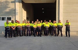 Empleados agrícolas en Sueca.