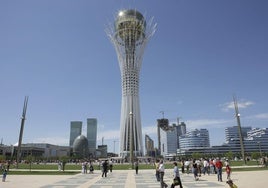 Astana, capital de Kazajistán.