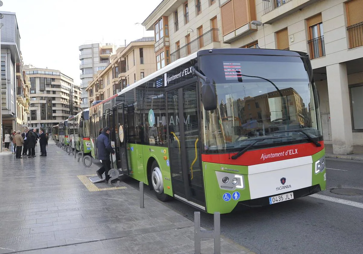 Elche pone en marcha un servicio de autobuses nocturnos gratuitos en fiestas 