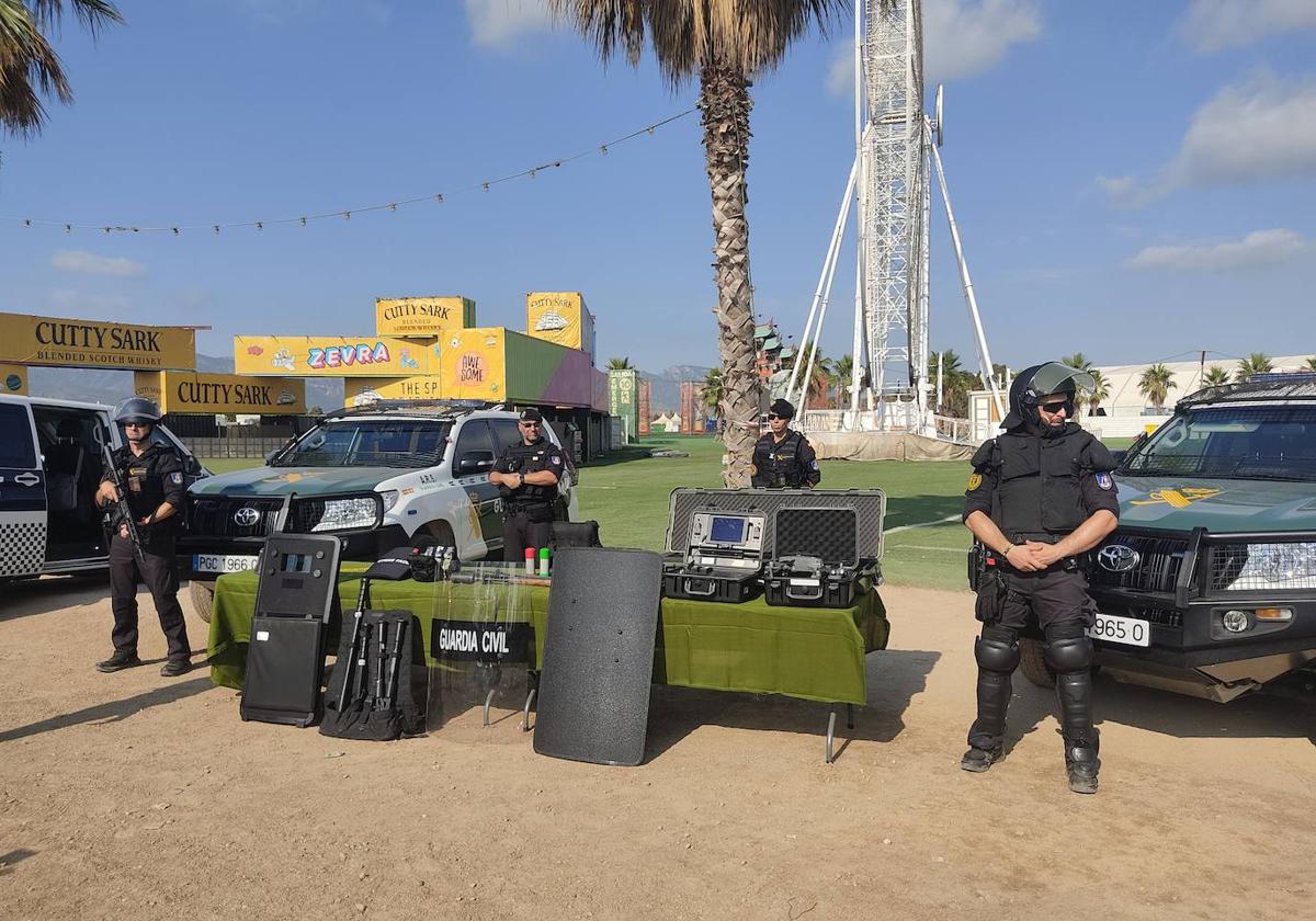 Una de las unidades presentes en el festival.