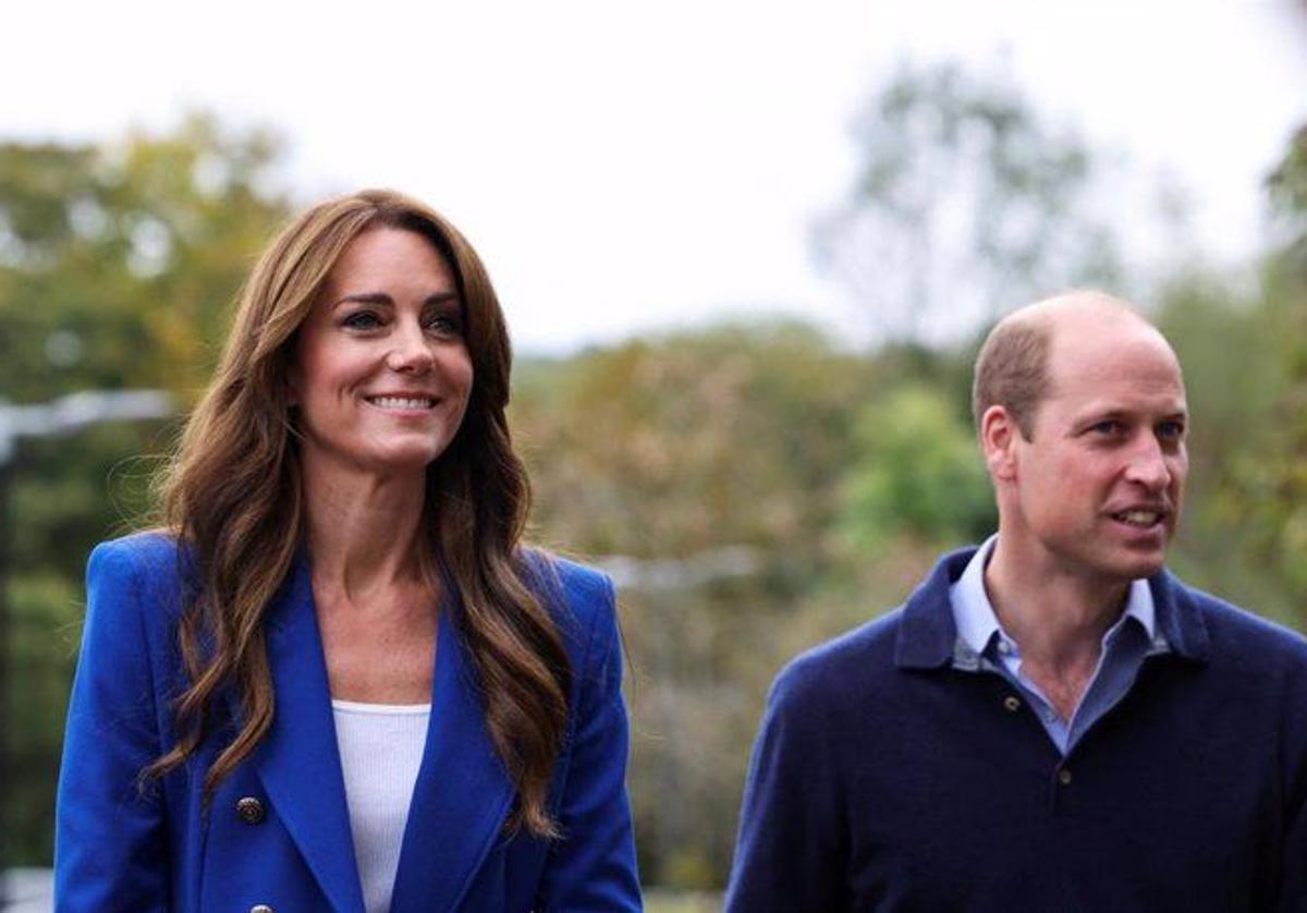 La princesa Kate Middleton y el príncipe Guillermo en una imagen de archivo.