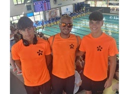 Carles Gascó y Javier Guillem representaron al Club Natación Valencia Másters Sedaví.