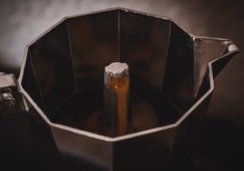 Cafetera italiana en una imagen de archivo