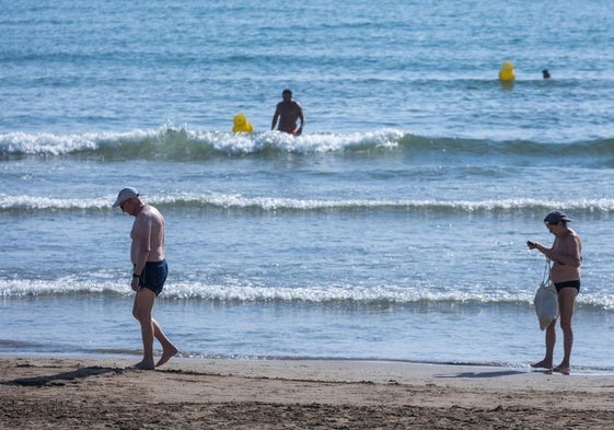 El mar puede superar los 29 grados este domingo.