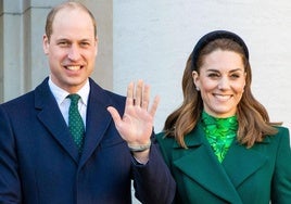 Kate Middleton y el príncipe Guillermo en una imagen de archivo.