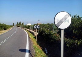 Carretera en una imagen de archivo