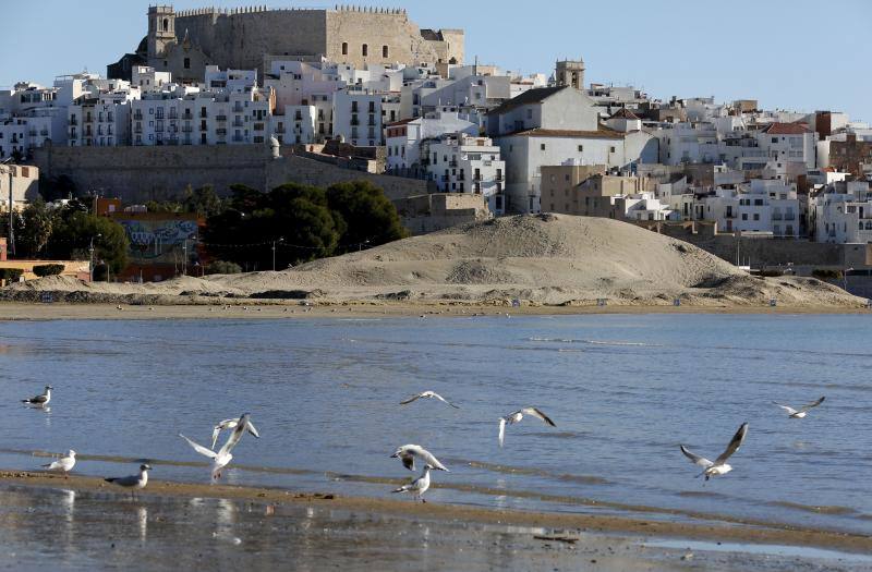 Así están hoy las playas y calas de Peñíscola: tiempo y bandera 