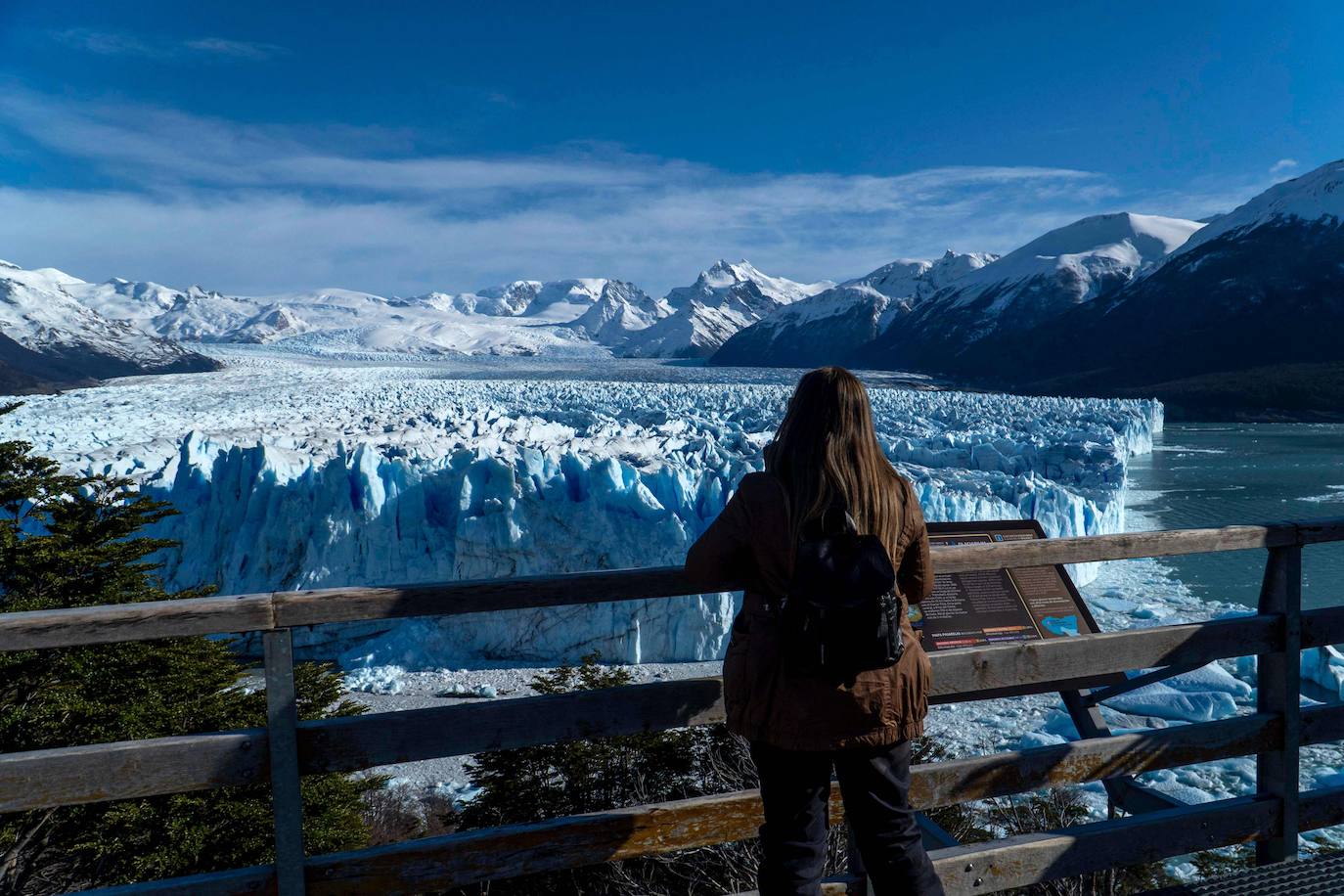 Competición extrema entre los témpanos del glaciar Perito Moreno