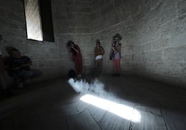 El rayo de sol que entra a través de la ventana del Miguelete cada 15 de agosto.