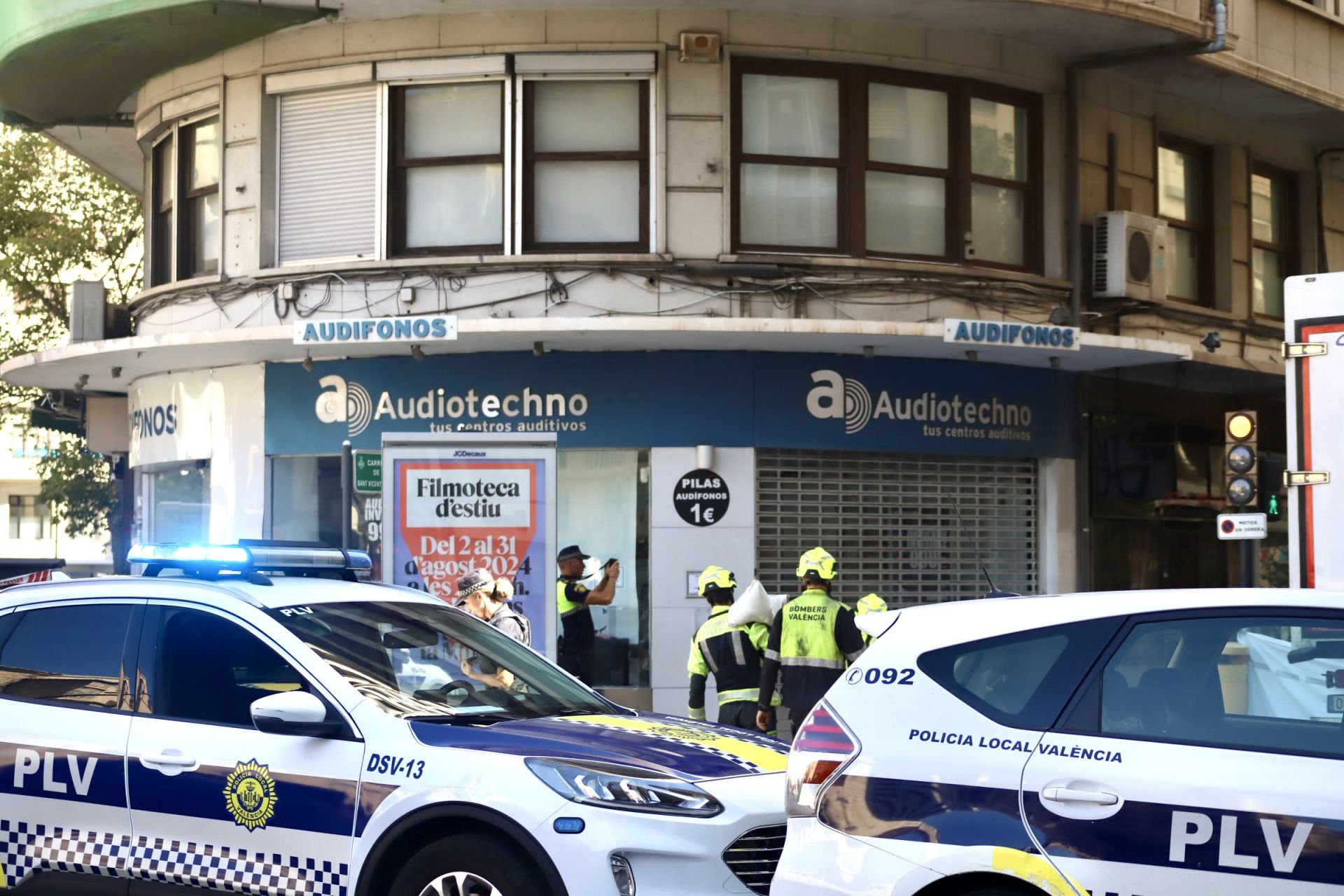 Fotos: Una mujer muere atropellada en el centro de Valencia