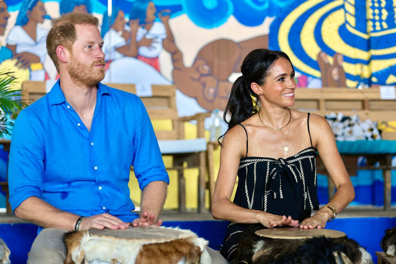 El viaje de Meghan Markle y el príncipe Harry a Colombia: hablando español y bailando salsa