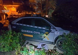 Un coche patrulla de la Guardia Civil.