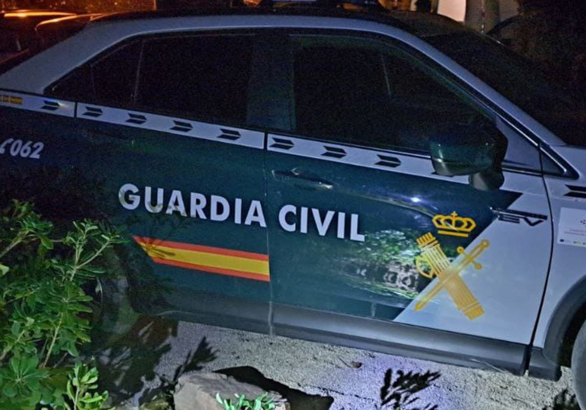 Un coche patrulla de la Guardia Civil.