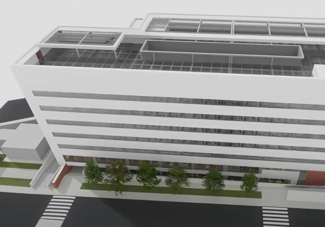 Nuevo edificio para ampliar la Facultad de Ciencias Biológicas.