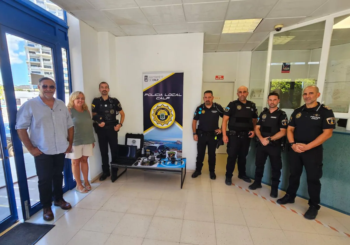 La Policía Local de Calp pone en marcha una unidad de drones 